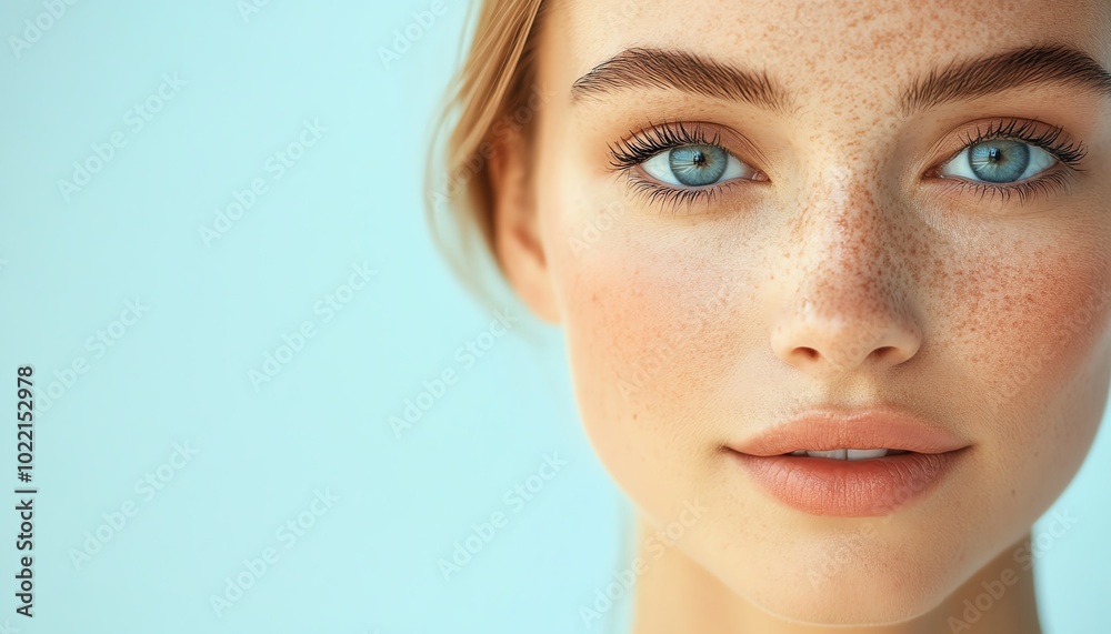 A compelling image featuring a womans face split in half, showcasing the contrast between healthy, glowing skin and skin with health conditions A compelling image featuring a womans face split in half, showcasing the contrast between healthy, glowing skin and skin with health conditions