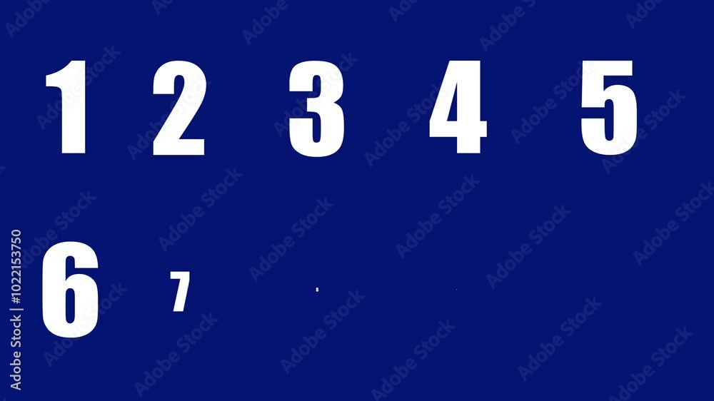 Funny children colorful numbers from 1 to 10. Professional intro clip with numbers from one to ten Funny children colorful numbers from 1 to 10. Professional intro clip with numbers from one to ten