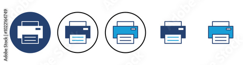 Print icon vector. printer icon vector.