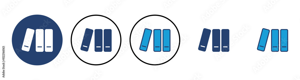 Library icon vector. education icon vector Library icon vector. education icon vector