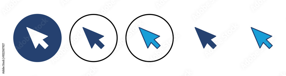 Click icon vector. pointer arrow icon. cursor icon vector Click icon vector. pointer arrow icon. cursor icon vector