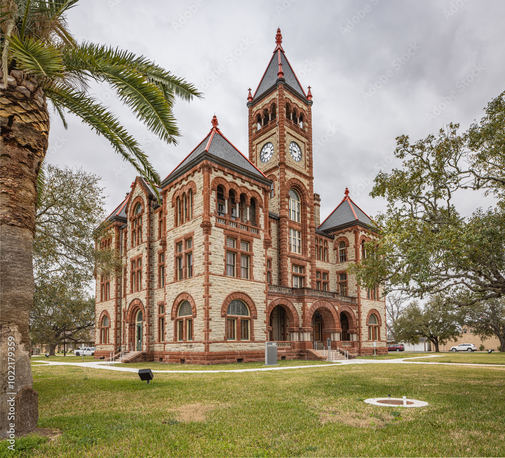 The DeWitt County Courthouse in Cuero, Texas. The DeWitt County Courthouse in Cuero, Texas.