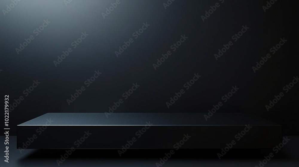 Minimalist Black Surface with Soft Light Background Minimalist Black Surface with Soft Light Background