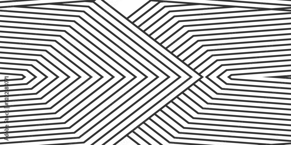 Abstract black and white wave lines pattern on white background Abstract black and white wave lines pattern on white background