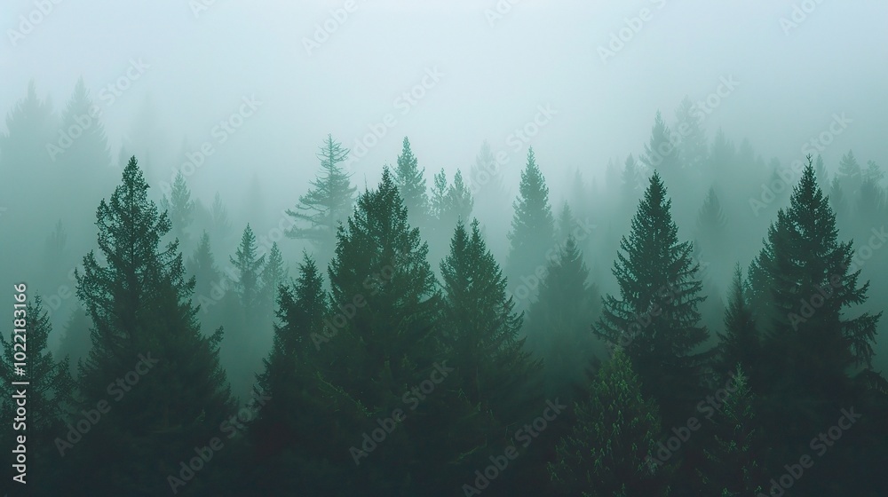 Simple Visual on Forest Background - a serene and enchanting sight. The simple yet captivating image stands out against the lush forest backdrop