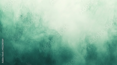 Serene Green Abstract Background with Soft Textures