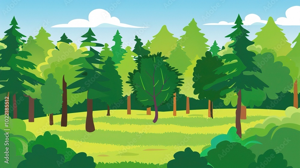 Simple Visual on Forest Background - a serene and enchanting sight. The simple yet captivating image stands out against the lush forest backdrop Simple Visual on Forest Background - a serene and enchanting sight. The simple yet captivating image stands out against the lush forest backdrop
