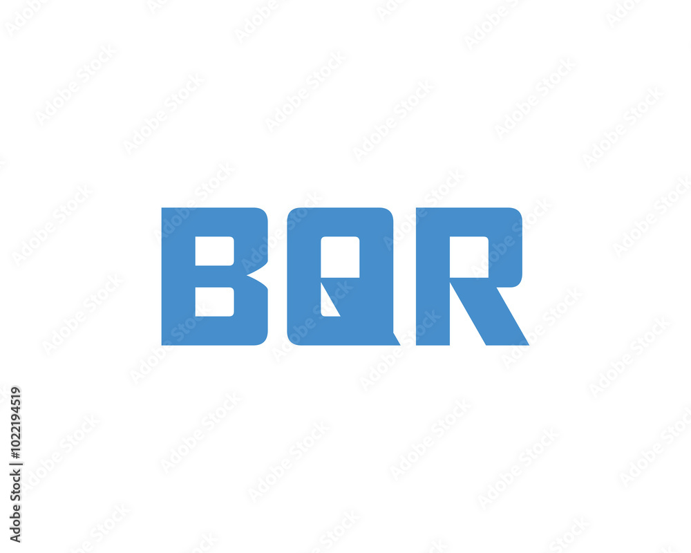 BQR logo design vector template. BQR BQR logo design vector template. BQR