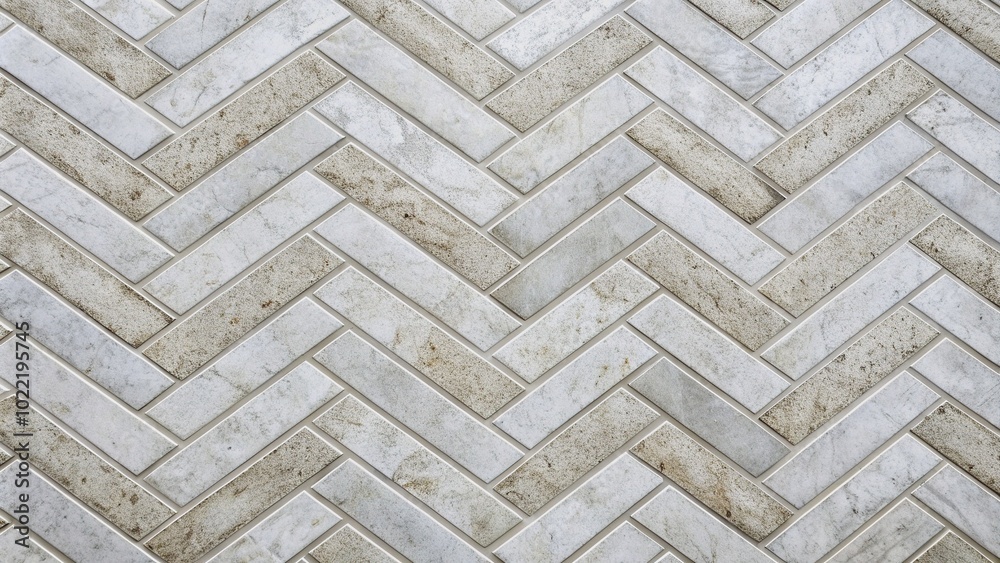 White chevron floor tile texture with crackle finish White chevron floor tile texture with crackle finish