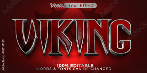Viking Vector Text Effect Editable Alphabet Nordic History Nort Mythology