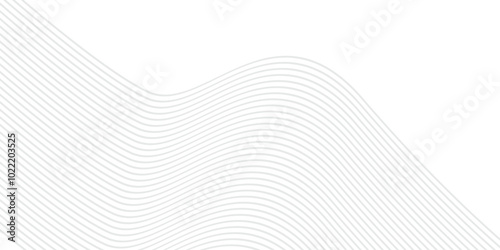 Elegant background design with white and grey line pattern or texture. Luxury horizontal white background for business banner, poster, backdrop, voucher, invite. Vector illustration