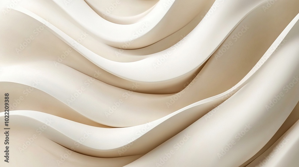 Soft Waves of Textured Fabric in Neutral Tones Soft Waves of Textured Fabric in Neutral Tones