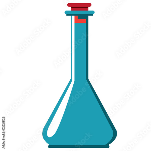 Classic laboratory flask