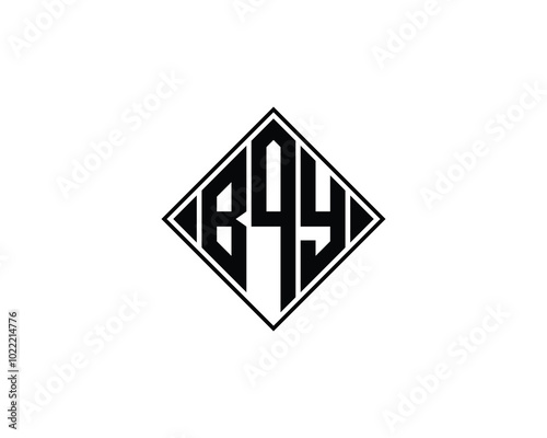 Free Download BQY logo design vector template. BQY - GFXLoad