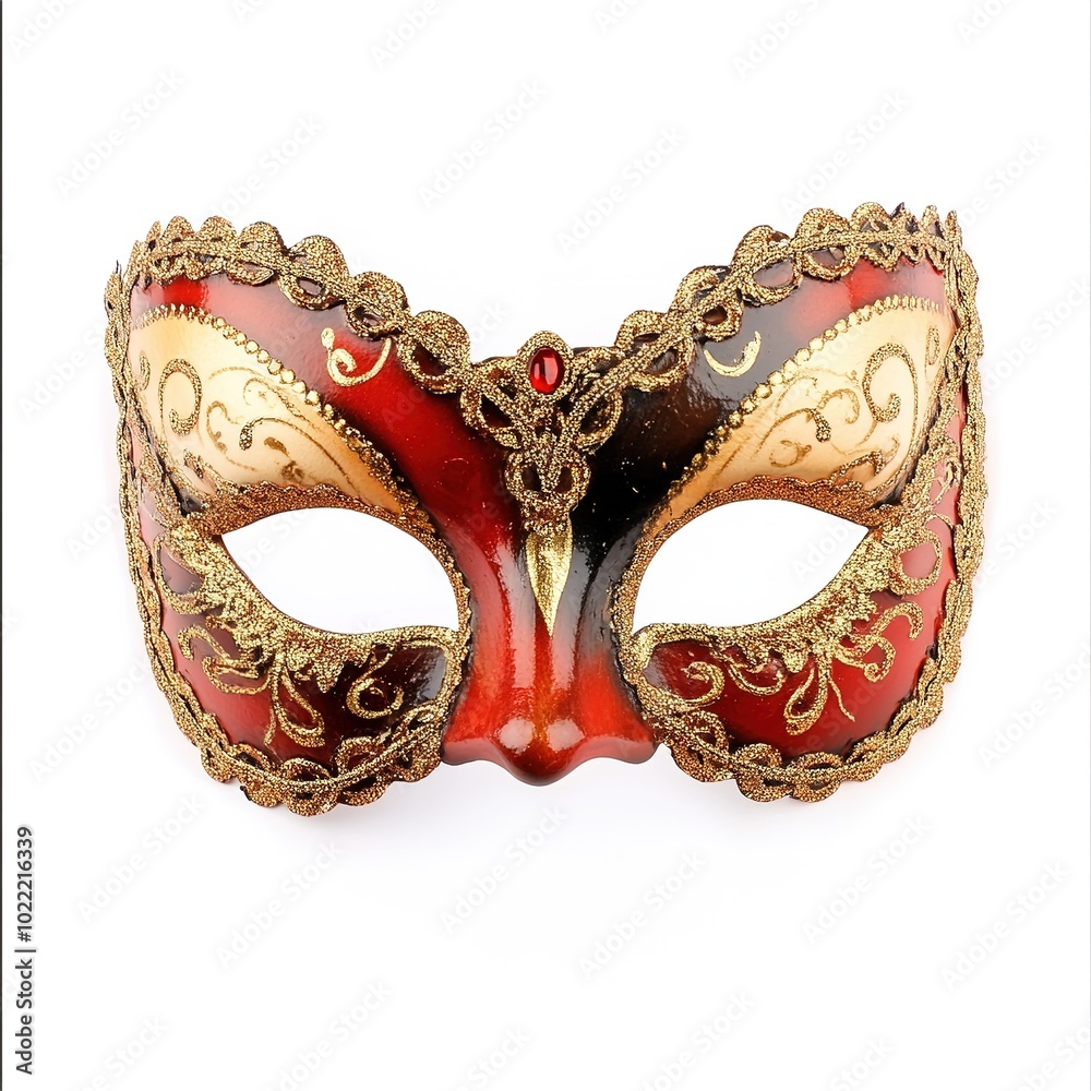 Isolated Carnival Mask Design on a Clean White Background, Showcasing Intricate Details and Vibrant Colors, Perfect for Celebratory Themes and Festive Occasions Isolated Carnival Mask Design on a Clean White Background, Showcasing Intricate Details and Vibrant Colors, Perfect for Celebratory Themes and Festive Occasions