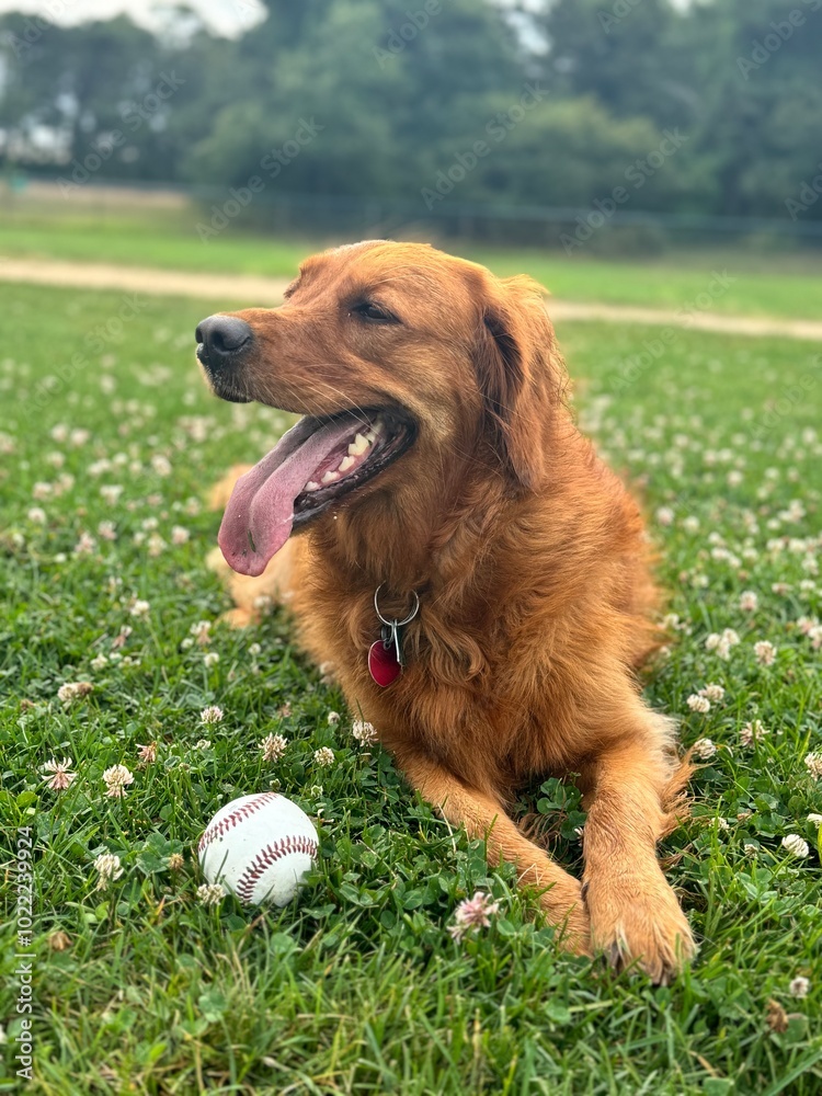 Dog at the park Dog at the park