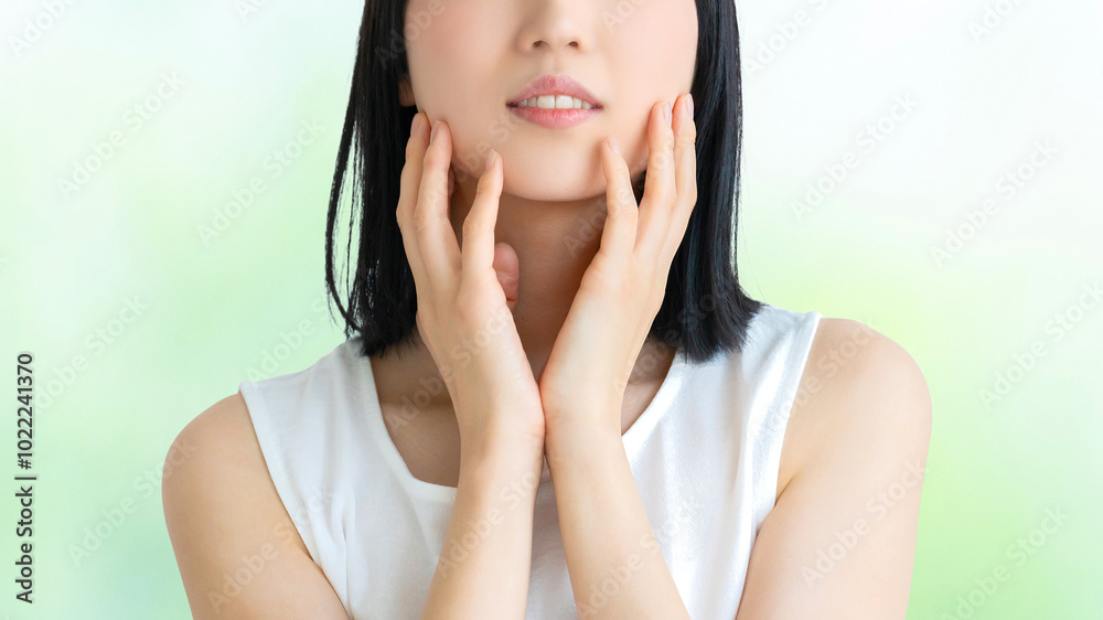 若い女性の美容イメージ 若い女性の美容イメージ