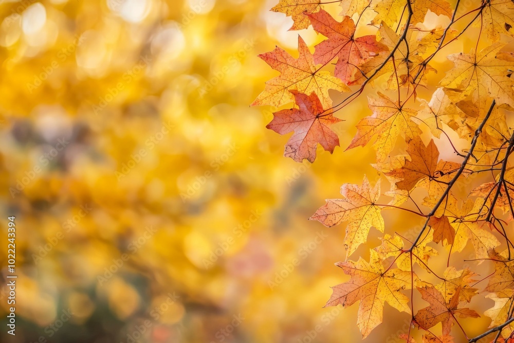 Fallen Leaves Season Background created with Generative AI Fallen Leaves Season Background created with Generative AI