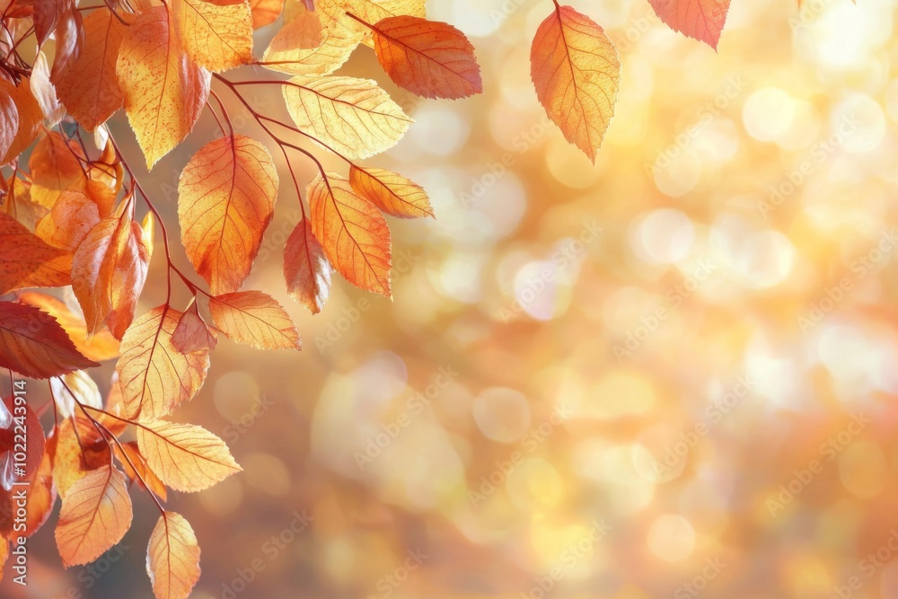Fallen Leaves Season Background created with Generative AI Fallen Leaves Season Background created with Generative AI