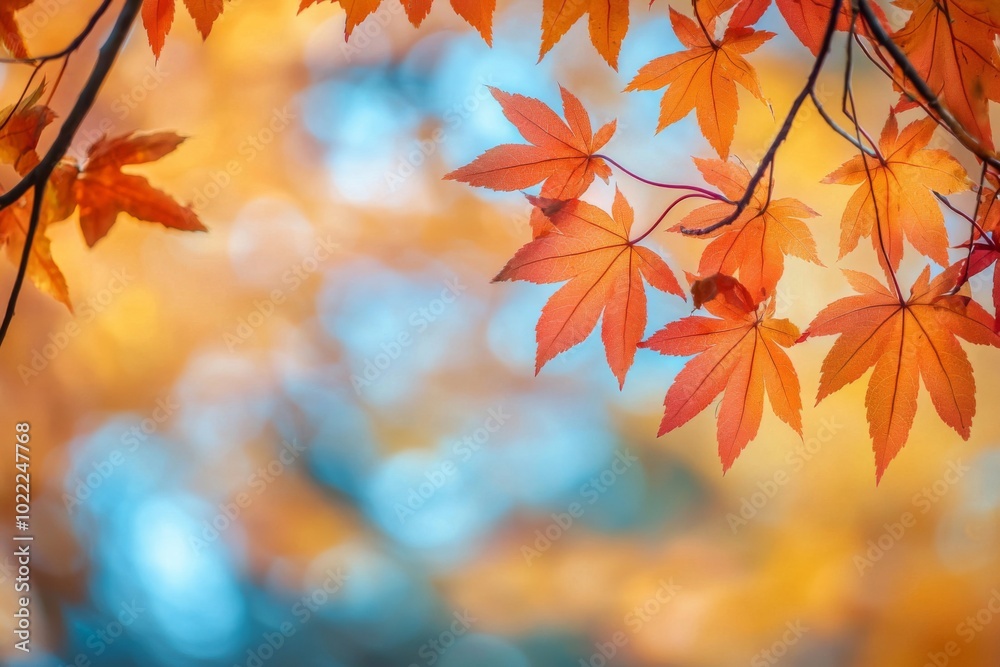 Fallen Leaves Season Background created with Generative AI Fallen Leaves Season Background created with Generative AI