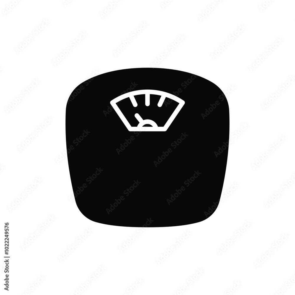diet scale icon black vector design illustration diet scale icon black vector design illustration