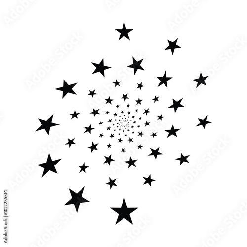 stars circle icon design