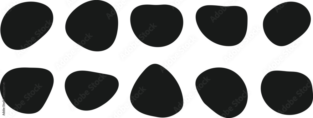 Fototapeta premium irregular shape vector design illustration