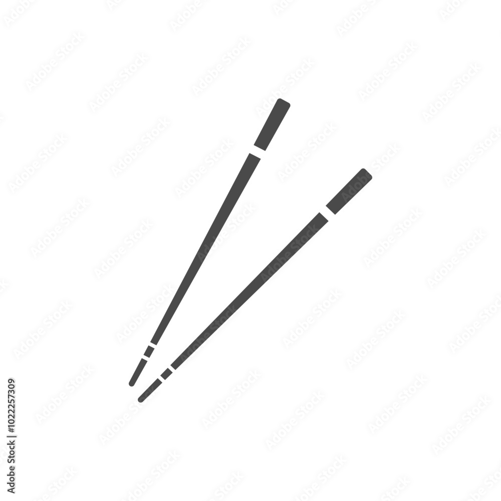 chop stick vector icon chop stick vector icon