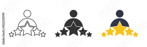 5 stars work experience icon