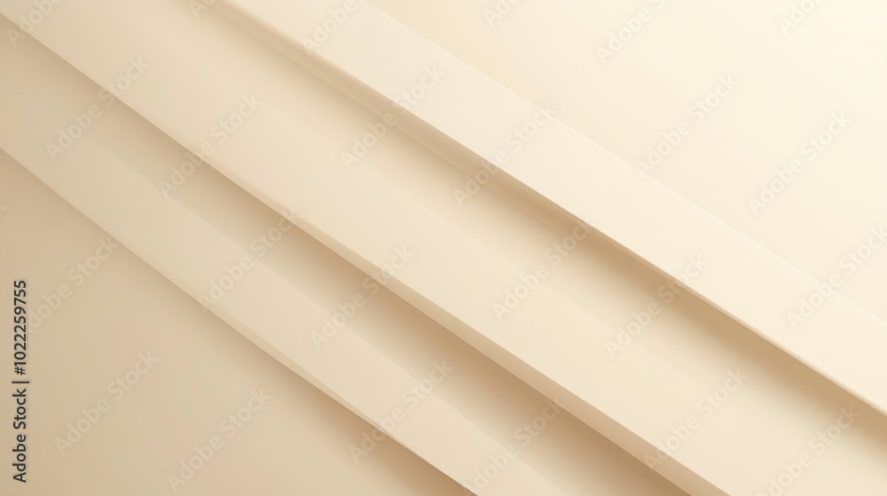Obraz premium Abstract Beige Lines on Smooth Background