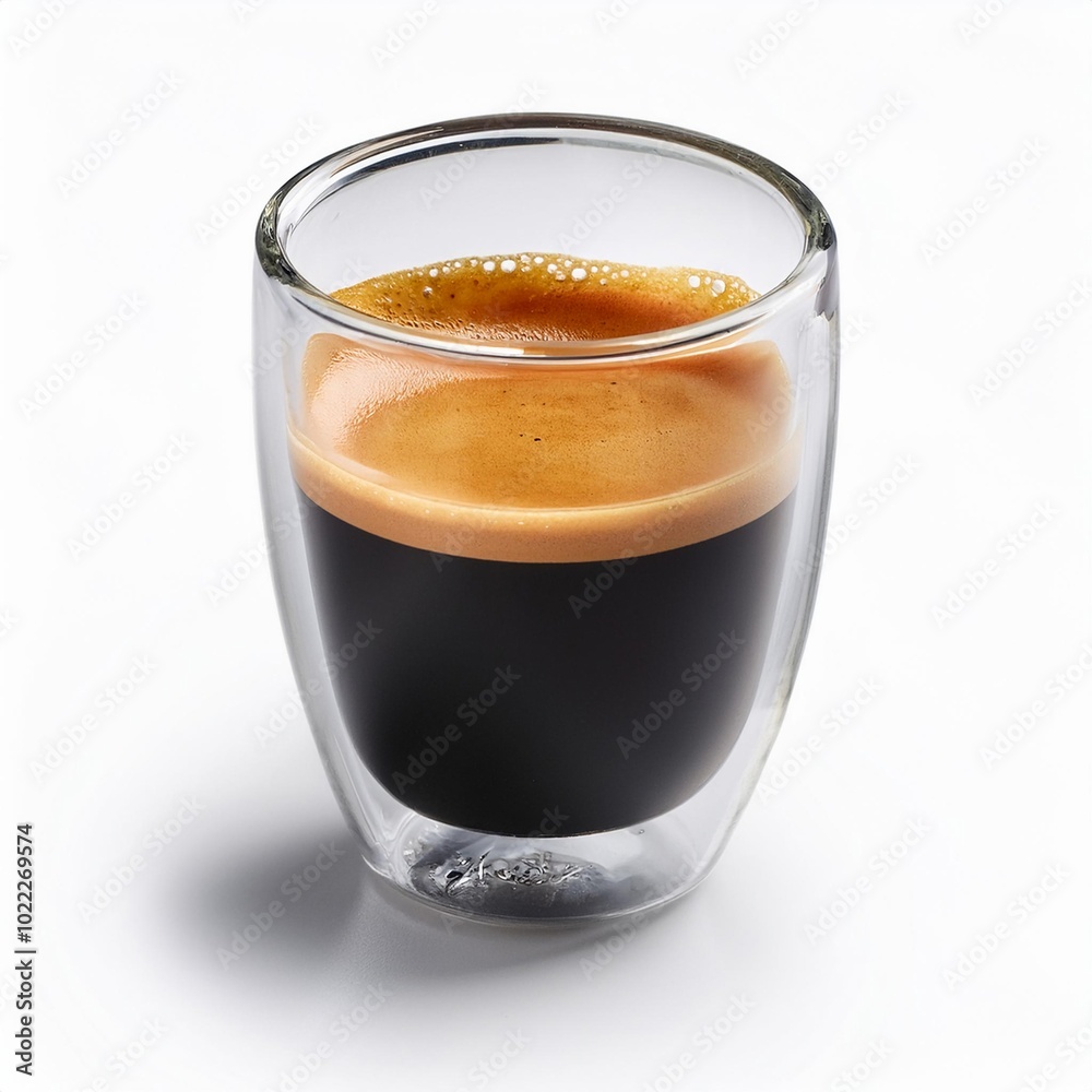 Espresso on white background isolated. Beverage. Drink. Espresso on white background isolated. Beverage. Drink.
