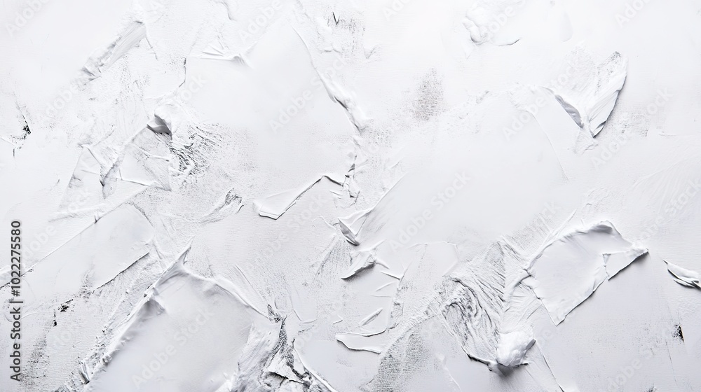 Obraz premium Textured White Surface with Abstract Patterns