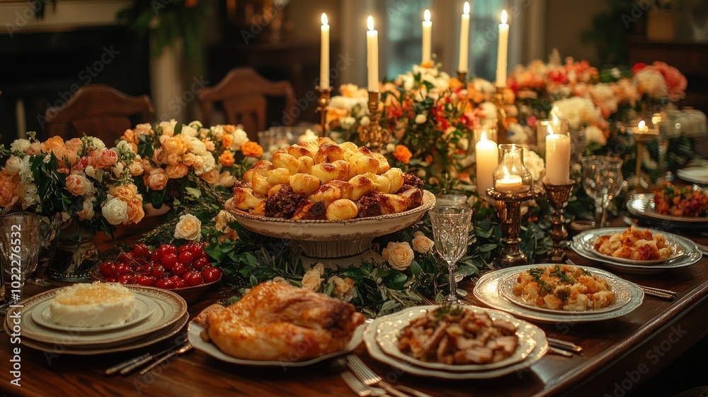 A Festive Table Setting for a Special Occasion A Festive Table Setting for a Special Occasion