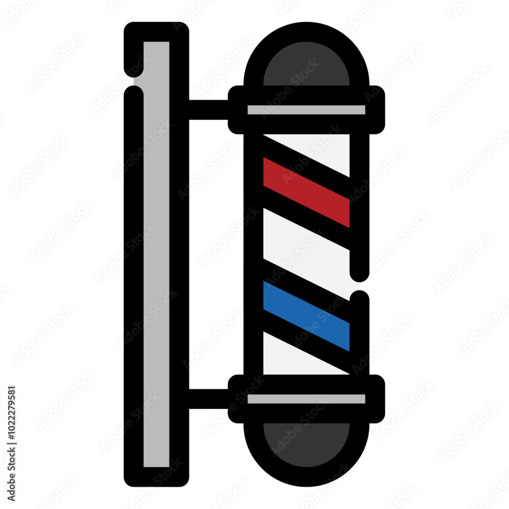 barbershop pole icon barbershop pole icon