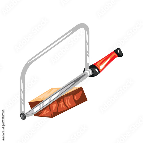 jigsaw woodcutter tool industry icon