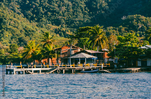 Acandi, Gulf of Uraba, Choco, Colombia. October 4, 2012: Town of Capurgana photo