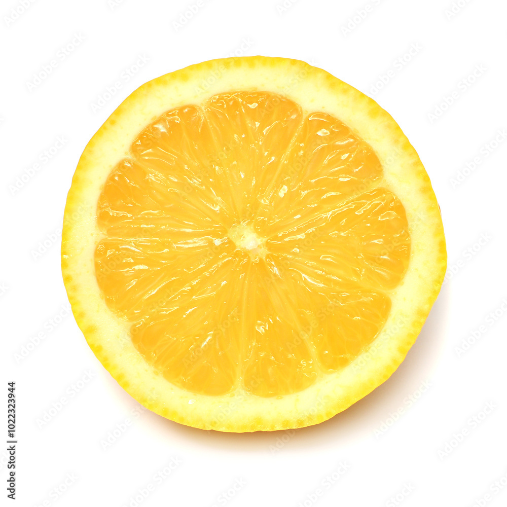 Lemon half isolated on white background Lemon half isolated on white background