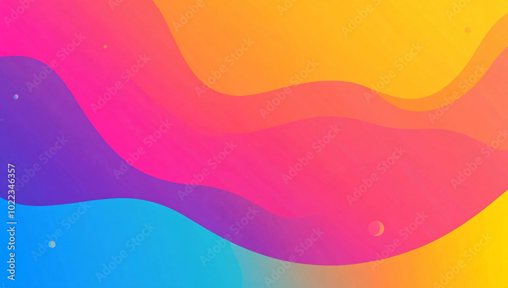 Vibrant Abstract Waves in Bold Gradient Colors Vibrant Abstract Waves in Bold Gradient Colors