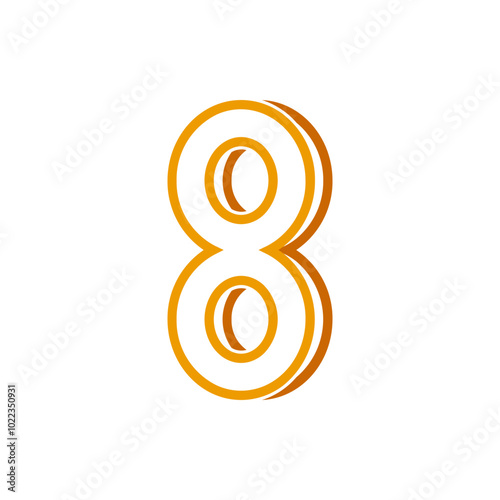 Monogram 8. Number 8. Number 8 design logo. Monogram letter mark 8 logo design. Monogram design vector logo. Monogram number 8 logo design. Simple number 8 monogram. Monogram 8 design logo. 