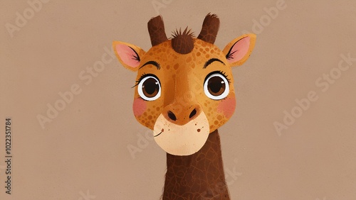 Playful Giraffe Smile
 photo