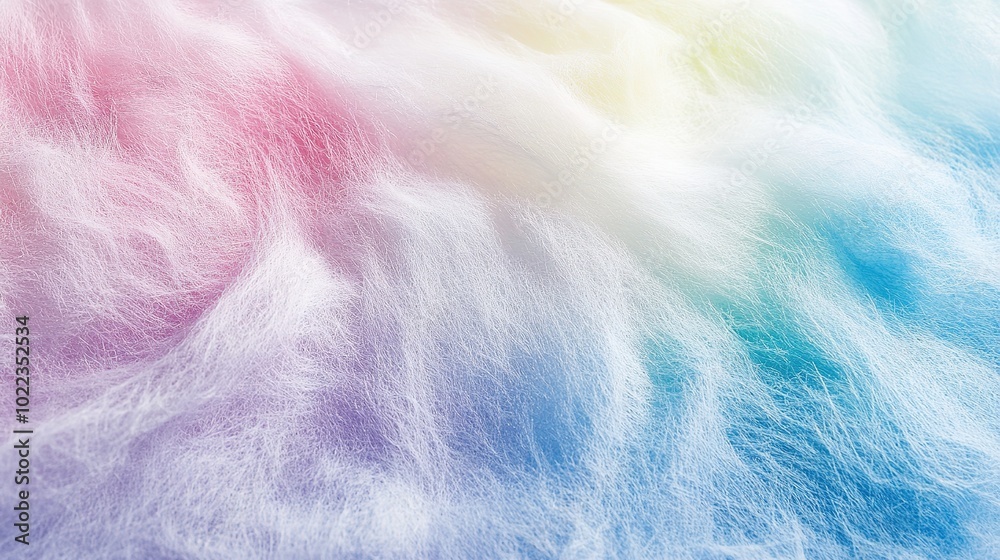 Obraz premium A textured pastel abstract artwork featuring soft pastel tones and light colors that evoke the feeling of spring. The composition blends subtle hues of pink, lavender, mint green, and pale yellow,