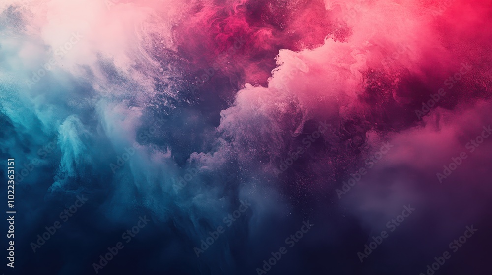 Abstract Swirling Pink and Blue Smoke Abstract Swirling Pink and Blue Smoke