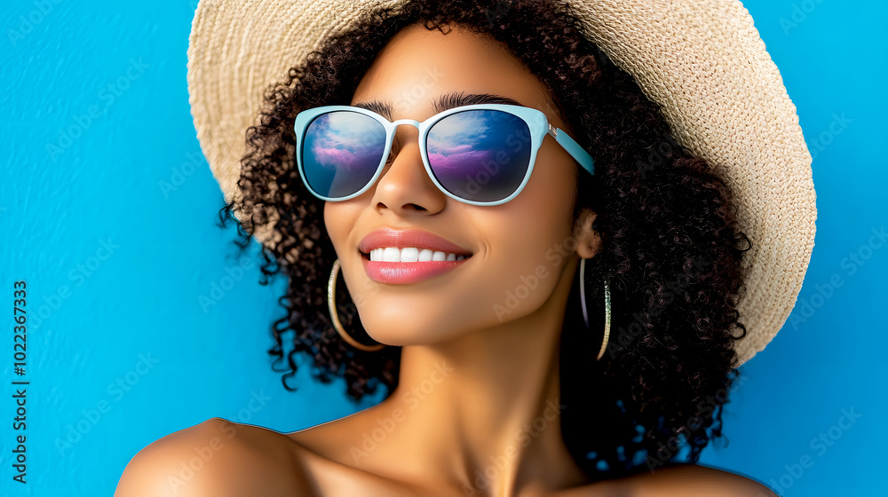 Confidently Standing in Sunlight with Sunscreen Protection Confidently Standing in Sunlight with Sunscreen Protection