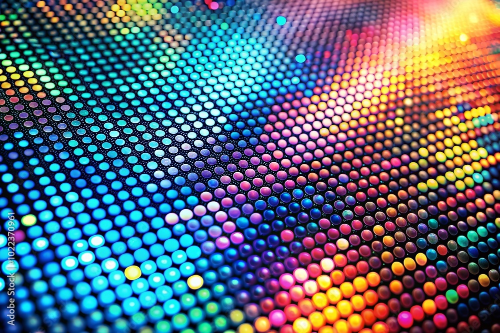 Obraz premium Abstract Halftone Background with Dots | Macro Photography for Generative AI Art