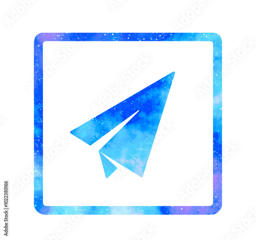 マーブルな星空|紙飛行機アイコン Free Download マーブルな星空|紙飛行機アイコン - GFXLoad
