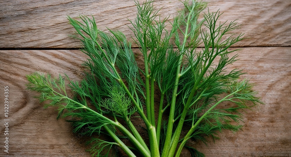 Dill plant leaves background Dill plant leaves background