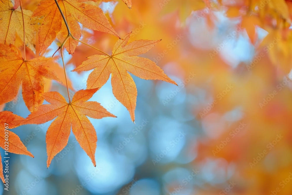 Fallen Leaves Season Background created with Generative AI Fallen Leaves Season Background created with Generative AI