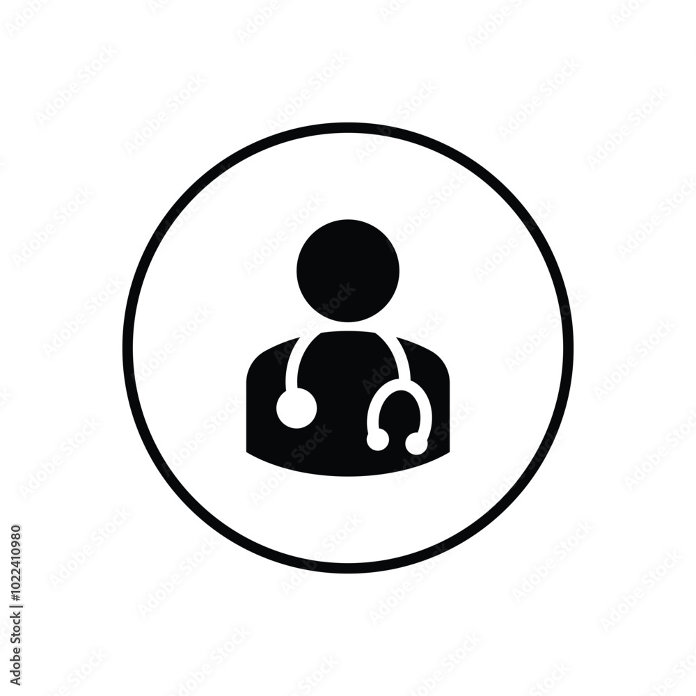 medical healthcare hospital doctor icon vector medical healthcare hospital doctor icon vector
