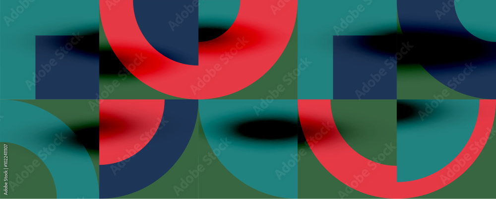Neo memphis geometric pattern with circles, squares. Pop art abstract background for covers, banners, flyers and posters and other templates Neo memphis geometric pattern with circles, squares. Pop art abstract background for covers, banners, flyers and posters and other templates