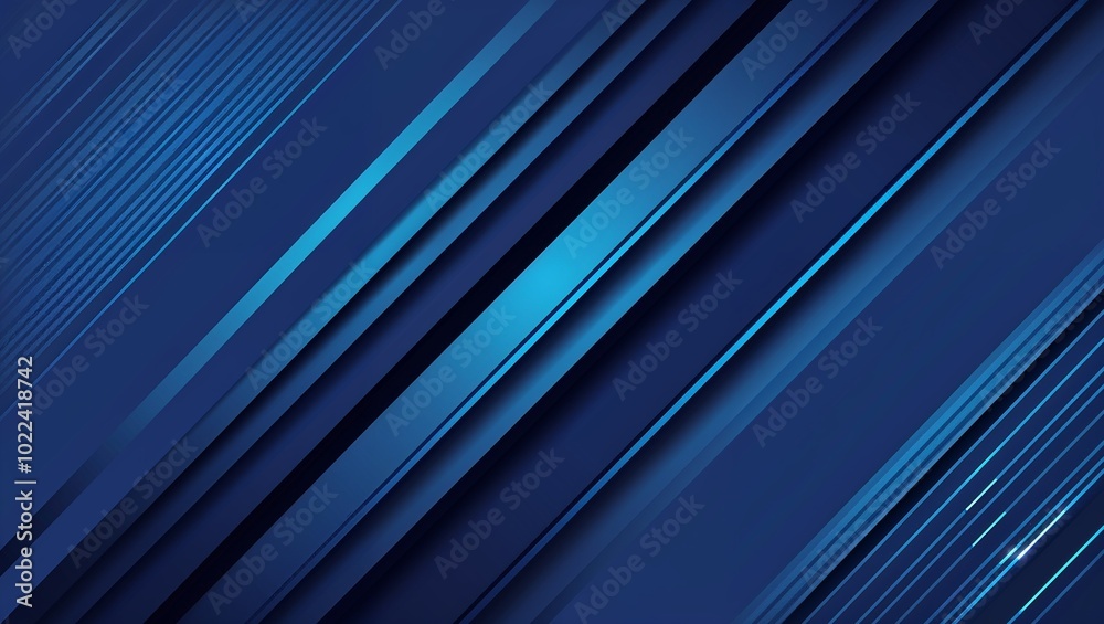 Bright navy blue dynamic abstract vector background with diagonal lines. Bright navy blue dynamic abstract vector background with diagonal lines.